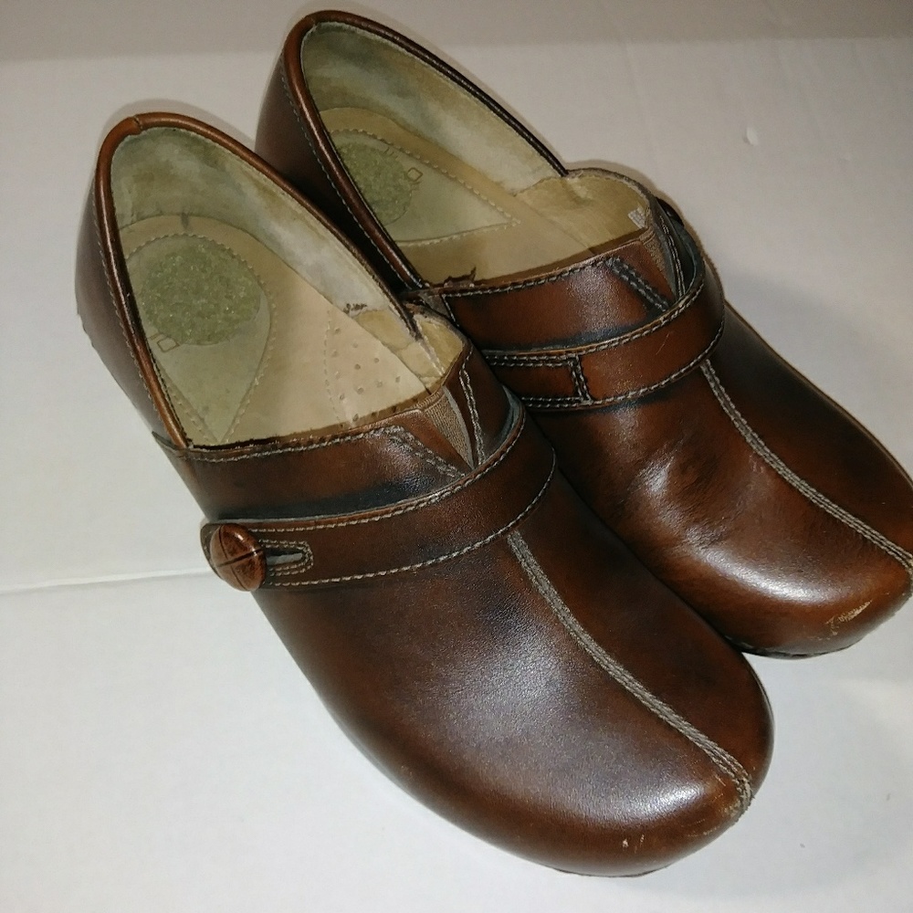 ✨Dansko Professional✨Clogs Leather Shoes Brown